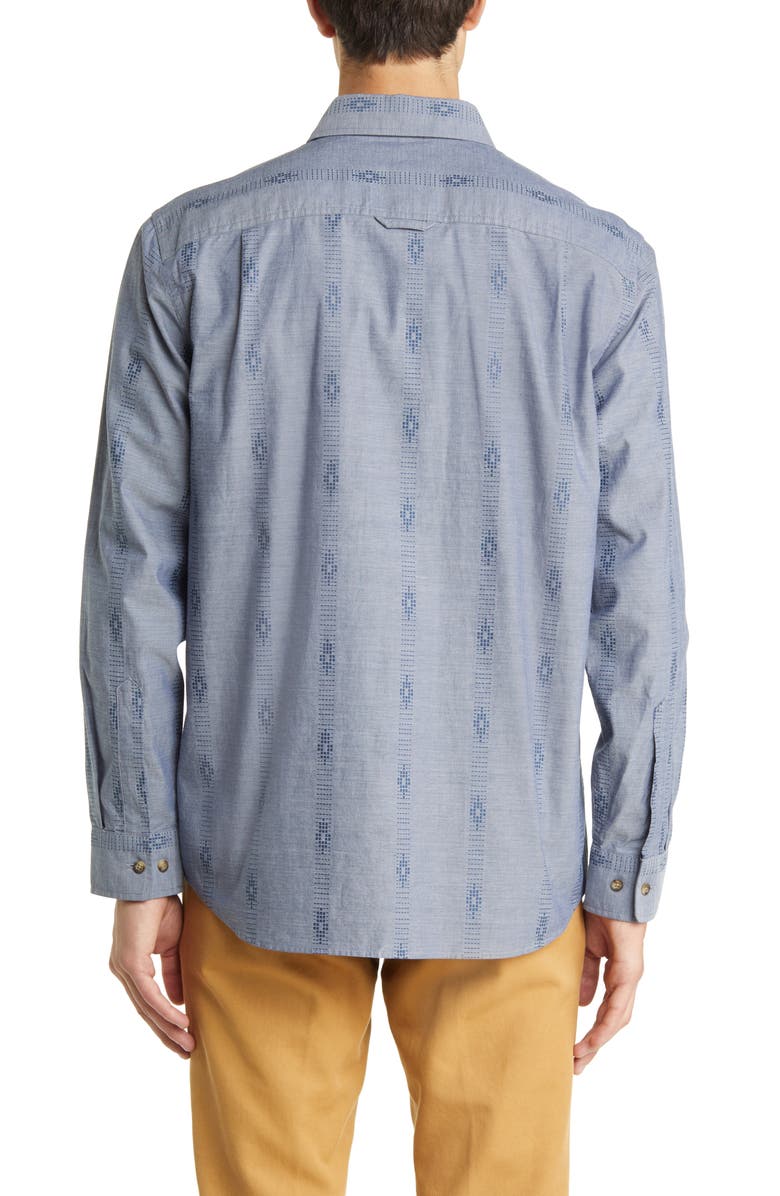 Pendleton Carson Geometric Stripe Button-Up Shirt, Alternate, color, 