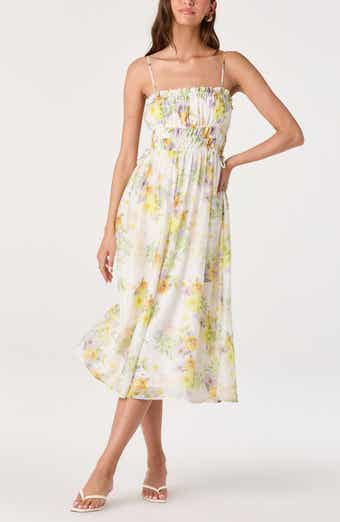 Maren Floral Print A-Line Dress