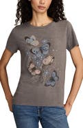 Lucky Brand Classic Floral Butterfly T-Shirt
