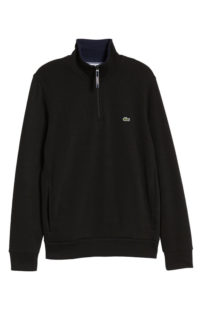 Lacoste Quarter Zip Sweatshirt, Alternate, color, 