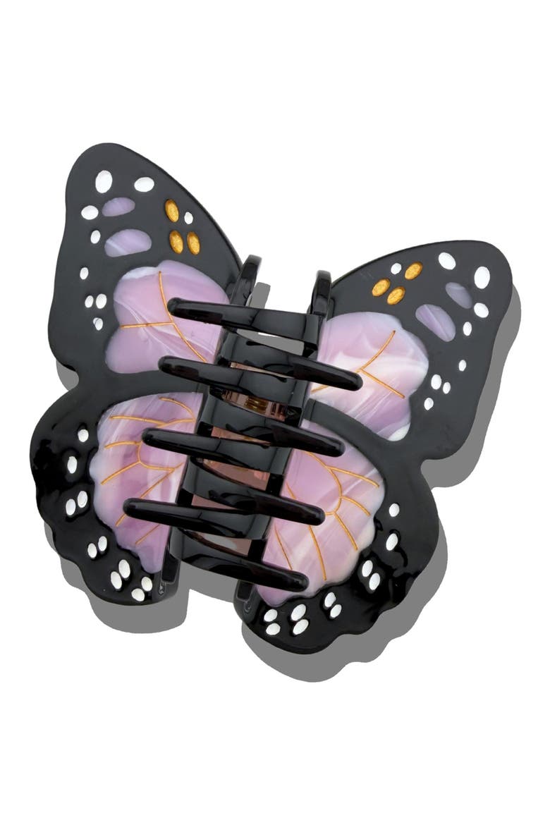 Monarch Hair Claw Clip, Alternate, color, PURPLE
