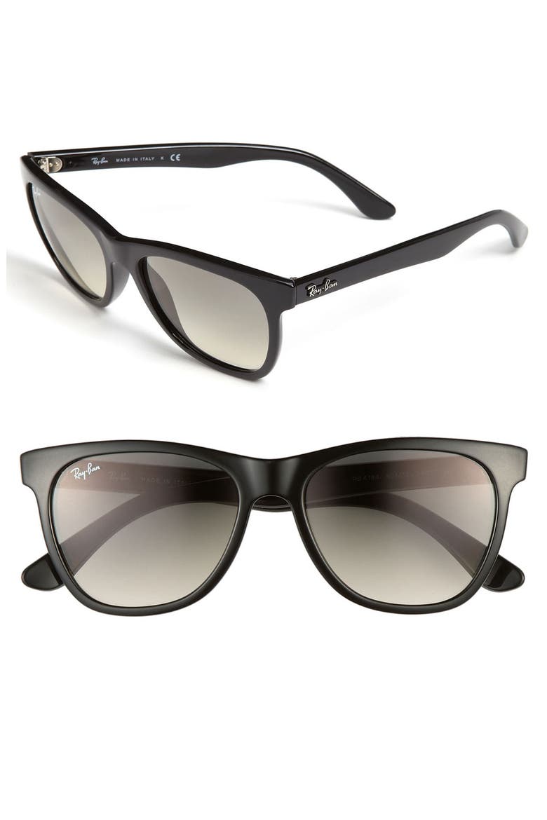 'High Street' 54mm Sunglasses, Main, color, BLACK