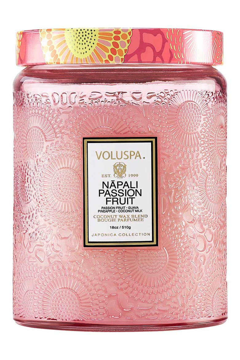 Napali Passion Fruit Large Jar Candle, Main, color, NO COLOR