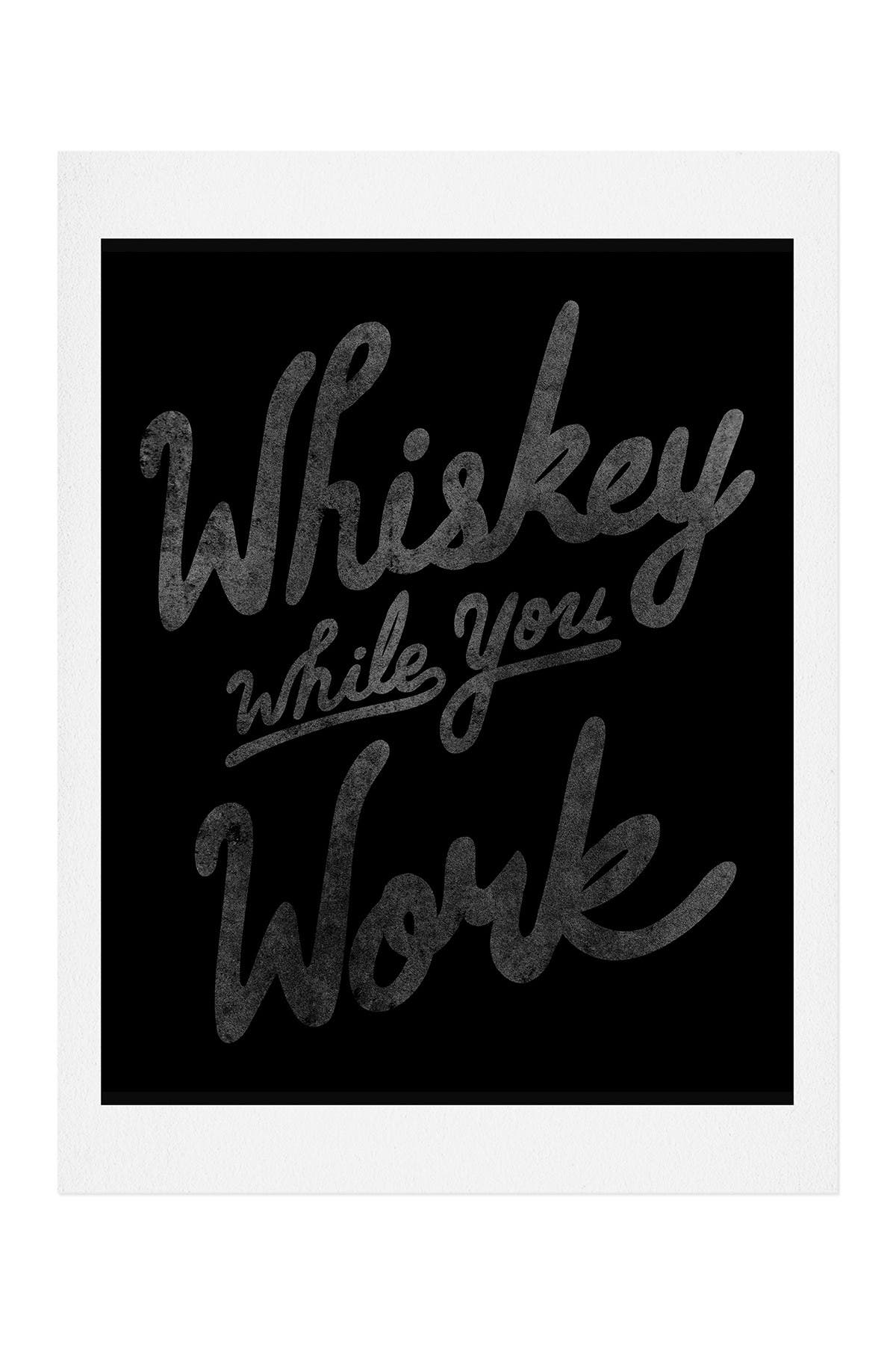 Deny Designs Nick Quintero Whiskey While You Work Art Print | Nordstromrack