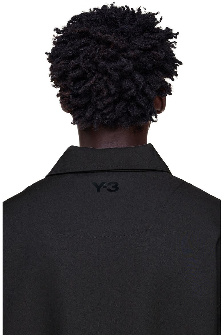 Twill Utility Jacket, Alternate, color, BLACK