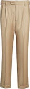 Zanella Bennett Straight Leg Pleated Dress Pants