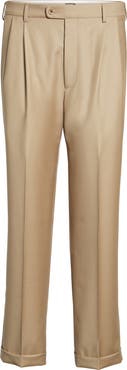 Zanella Bennett Straight Leg Pleated Dress Pants