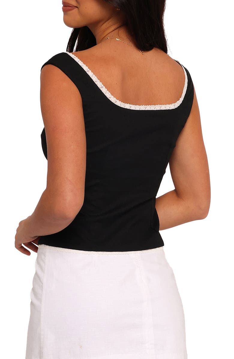 Petal & Pup Amelie Crop Tank, Alternate, color, Black