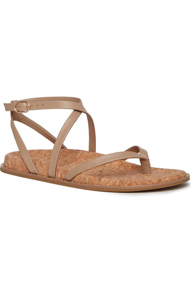 PAIGE Zana Strappy Sandal, Main, color, Sand