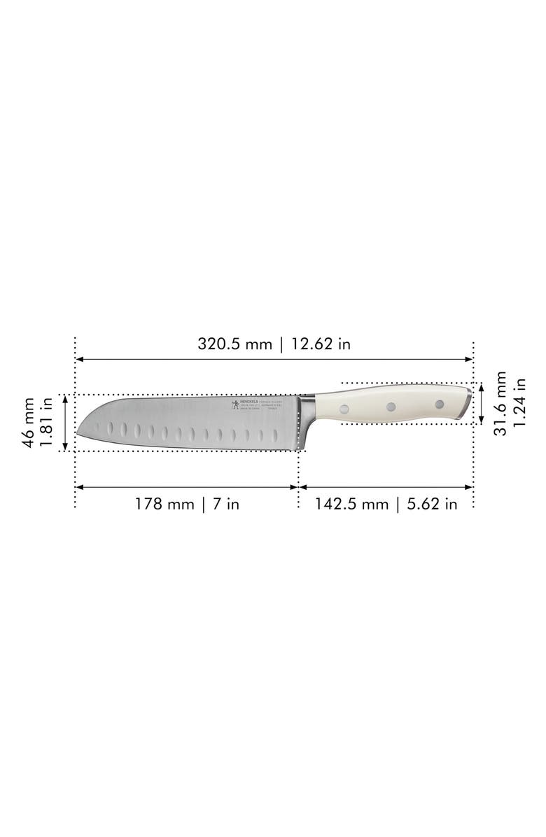 HENCKELS CUTLERY Forged Accent 7-Inch Chef's Knife, Alternate, color, White