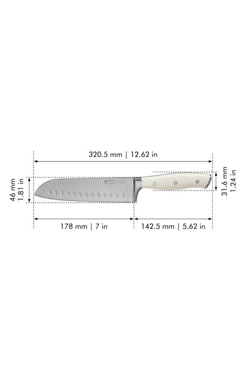 Henckels Cutlery Forged Accent 7-inch Chef's Knife In White