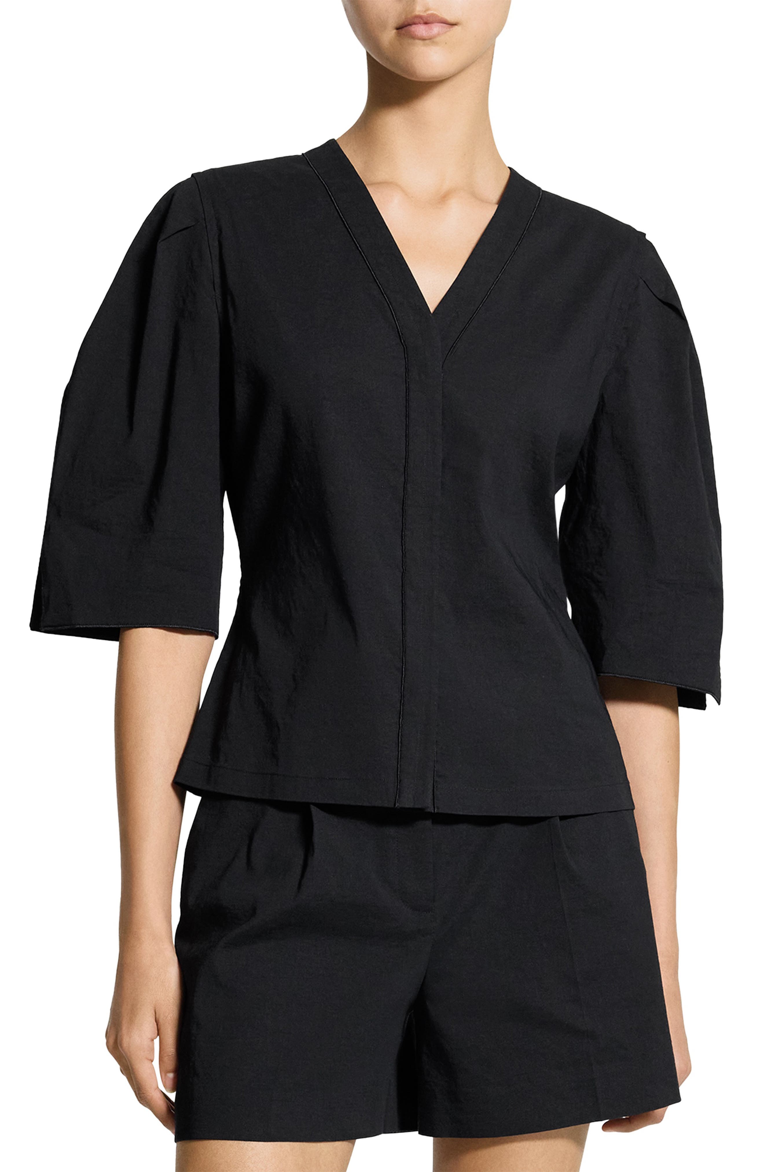Linen Blend Top