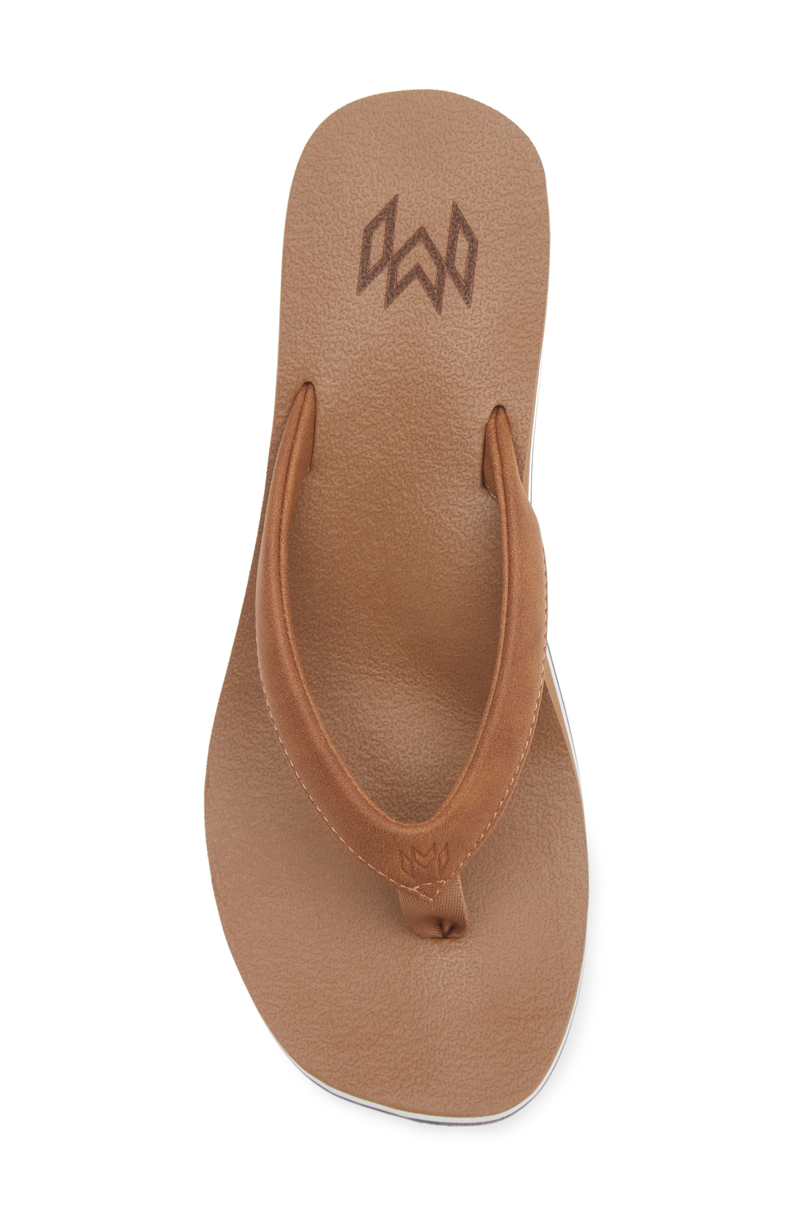 Kourt Kitten Heel Thong Sandal, Alternate, color, SADDLE