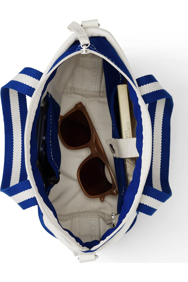 Mart Zip Code Lands' End Medium Denim Zip Top Tote Bag | Nordstrom