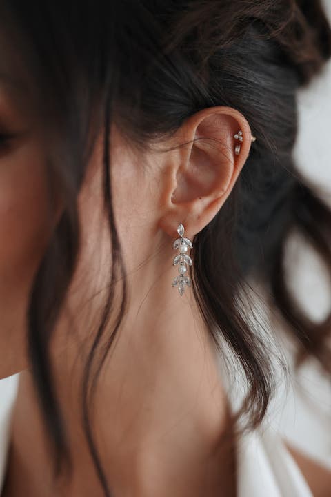 Blossom Pearl and Crystal Earrings