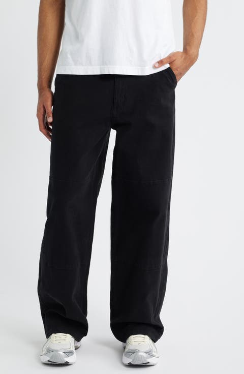 Relaxed Twill Workwear Pants