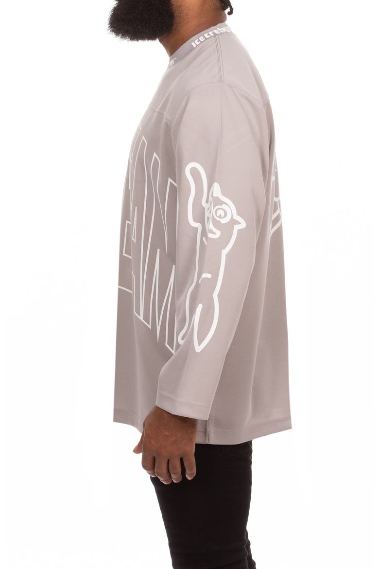 Hyperdrive Oversize Long Sleeve Graphic T-Shirt, Alternate, color, PALOMA