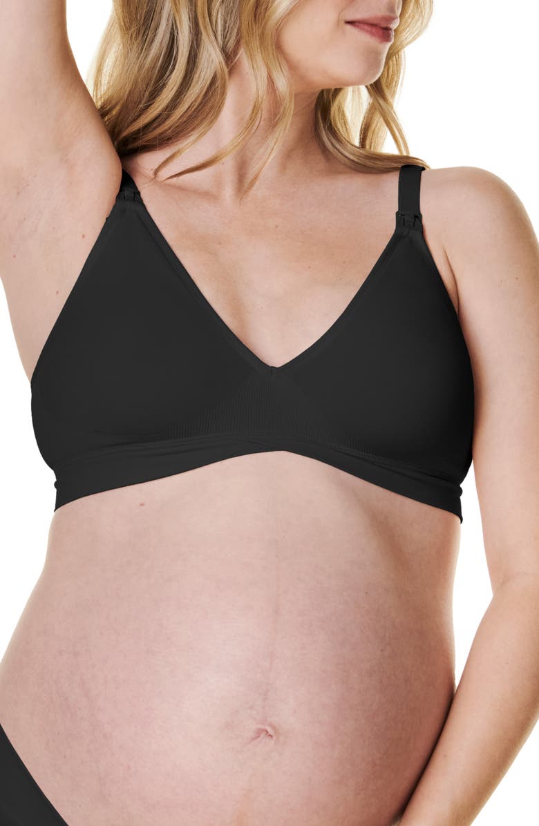 Bravado Designs V-Neck Wireless Maternity/Nursing Bra, Main, color,