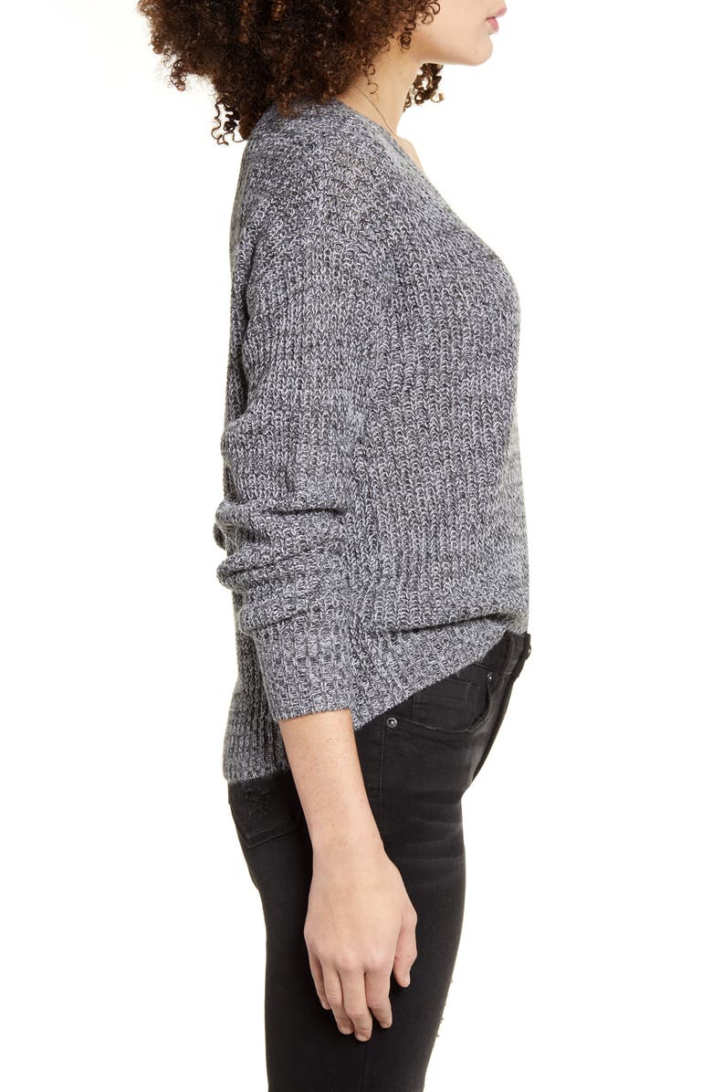 BP. Marled V-Neck Pullover, Alternate, color,