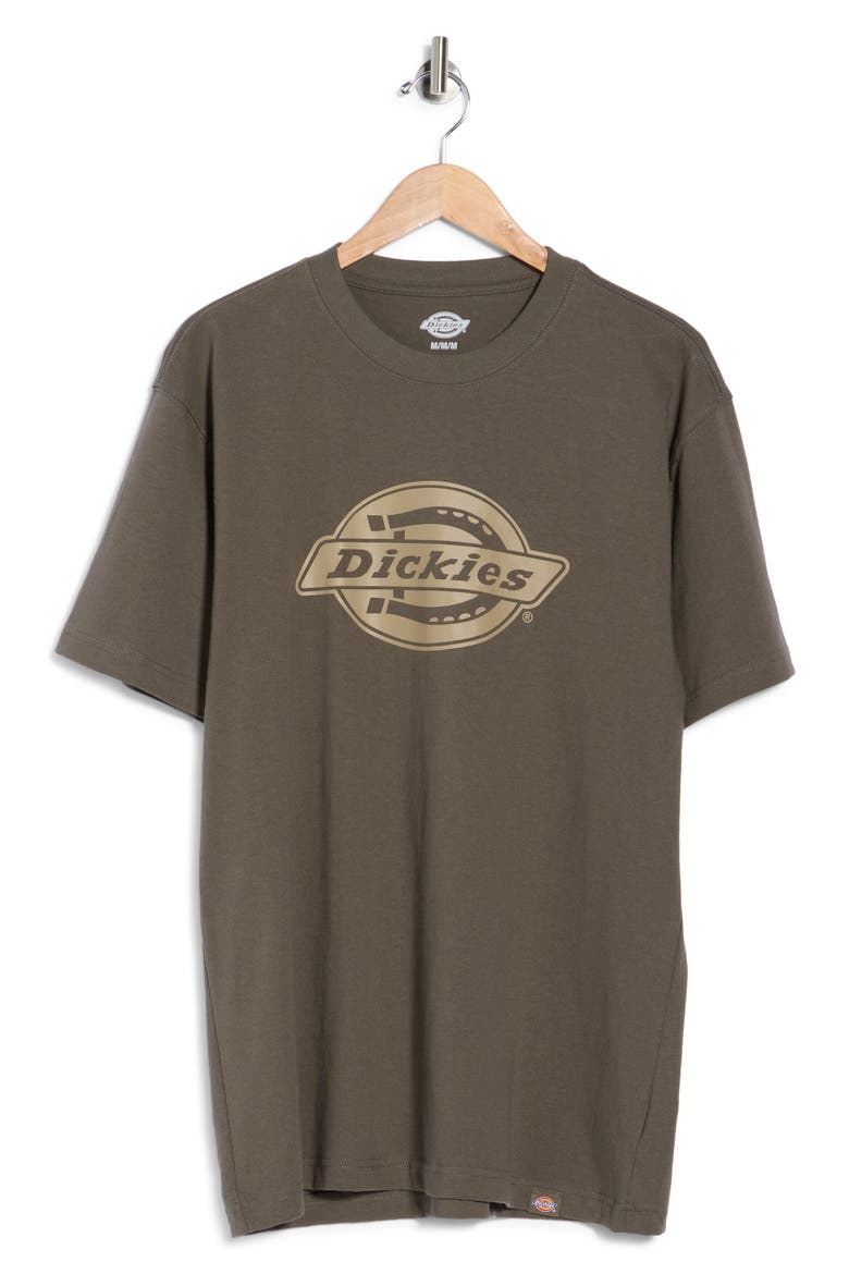 Logo Chest Graphic Tee, Main, color, MOSS