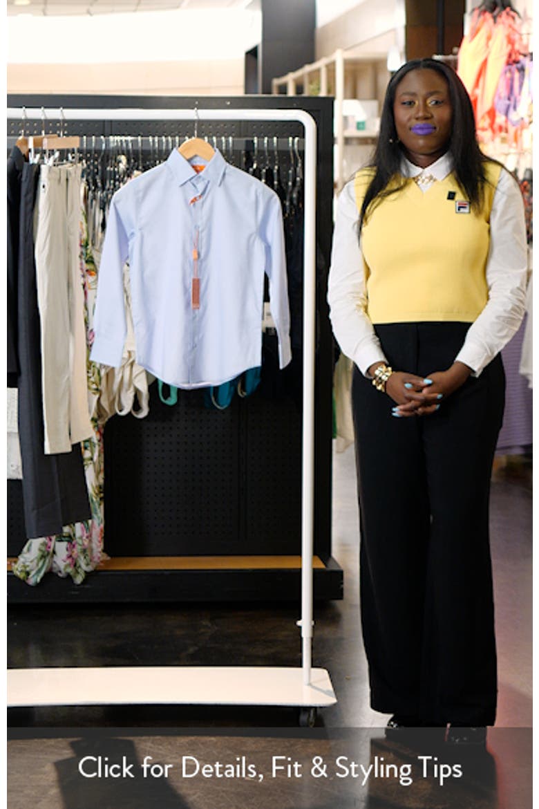 Kids' Tonal Stripe Dress Shirt video