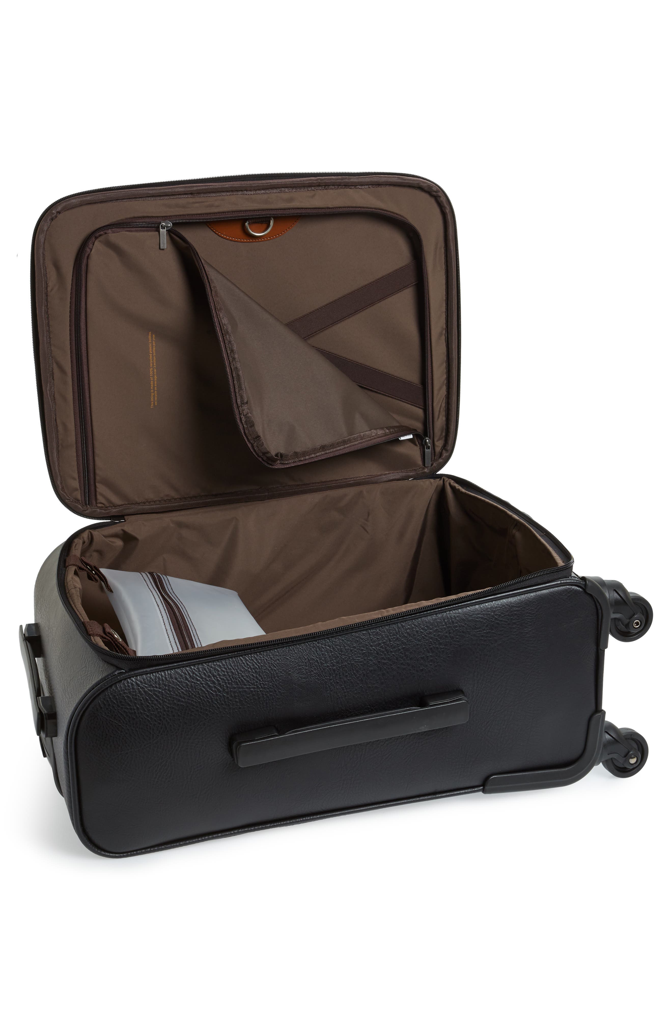 Matt & Nat Coast 20-Inch Faux Leather Spinner Carry-On, Alternate, color, 