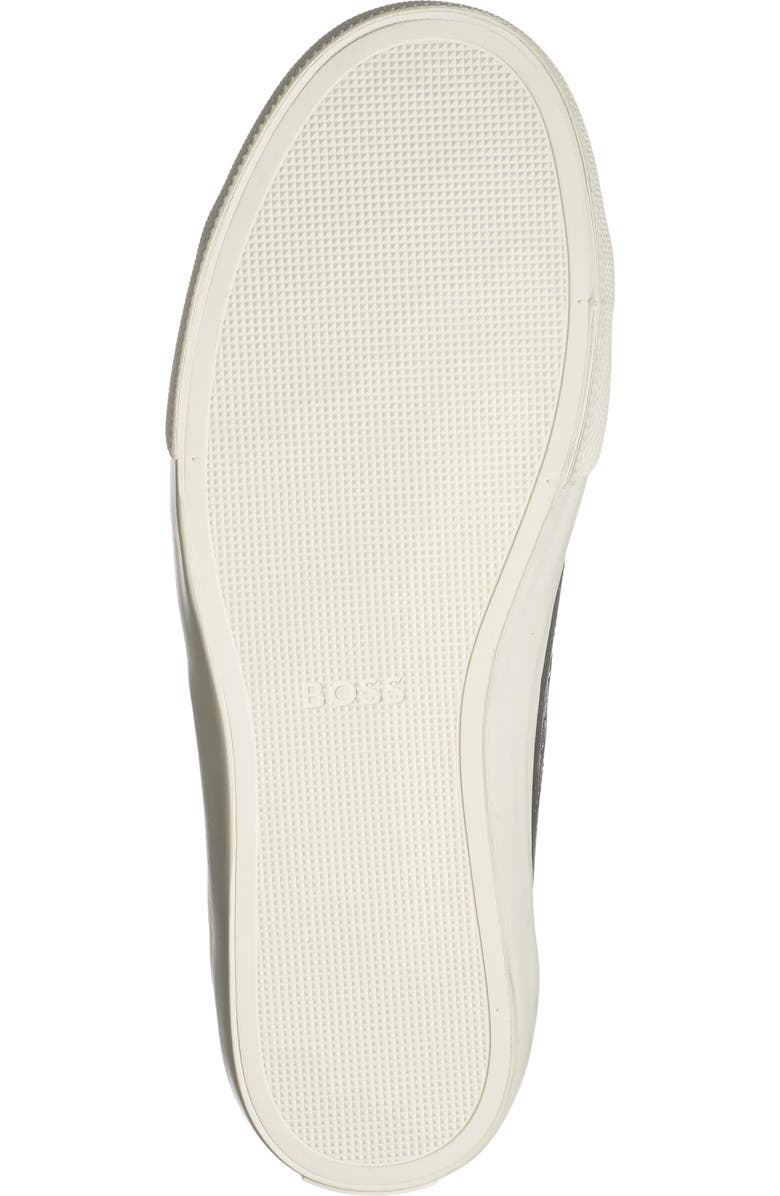 BOSS Aiden Tennis Sneaker, Alternate, color, Black/ Black/ White