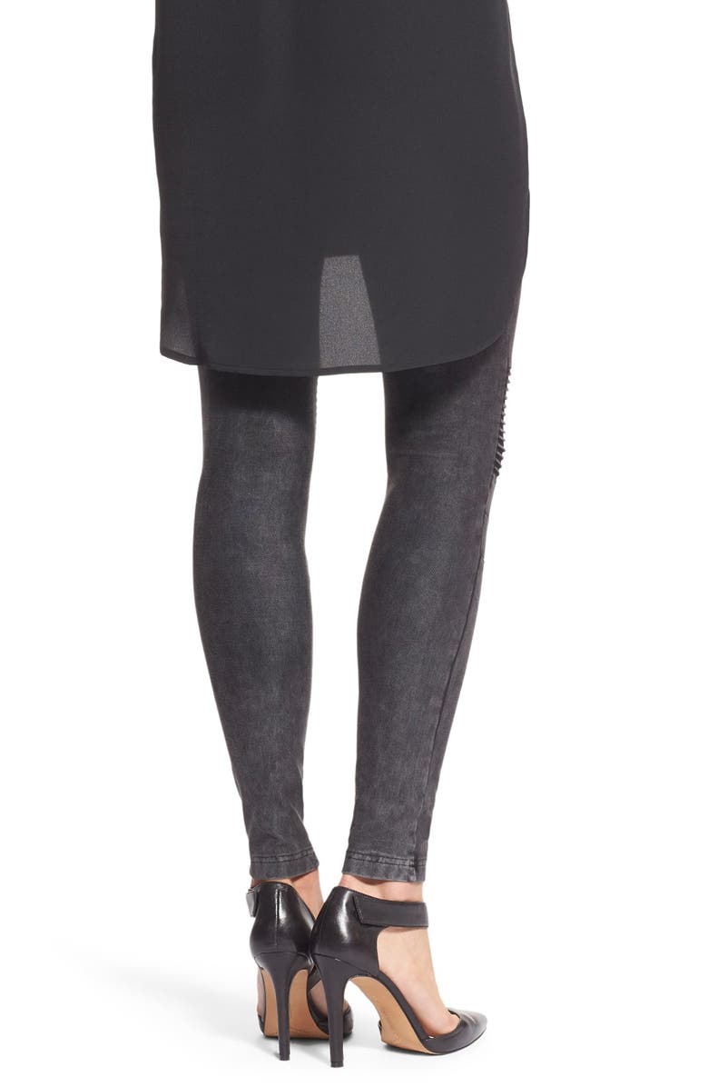 Dex Acide Wash Moto Leggings, Alternate, color,