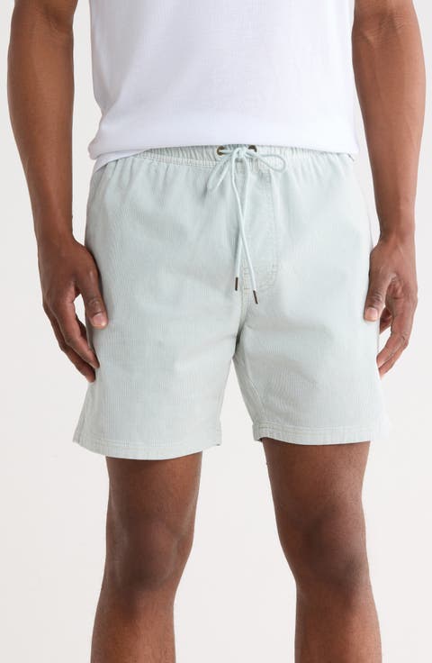 Escape Drawstring Cotton Walking Shorts