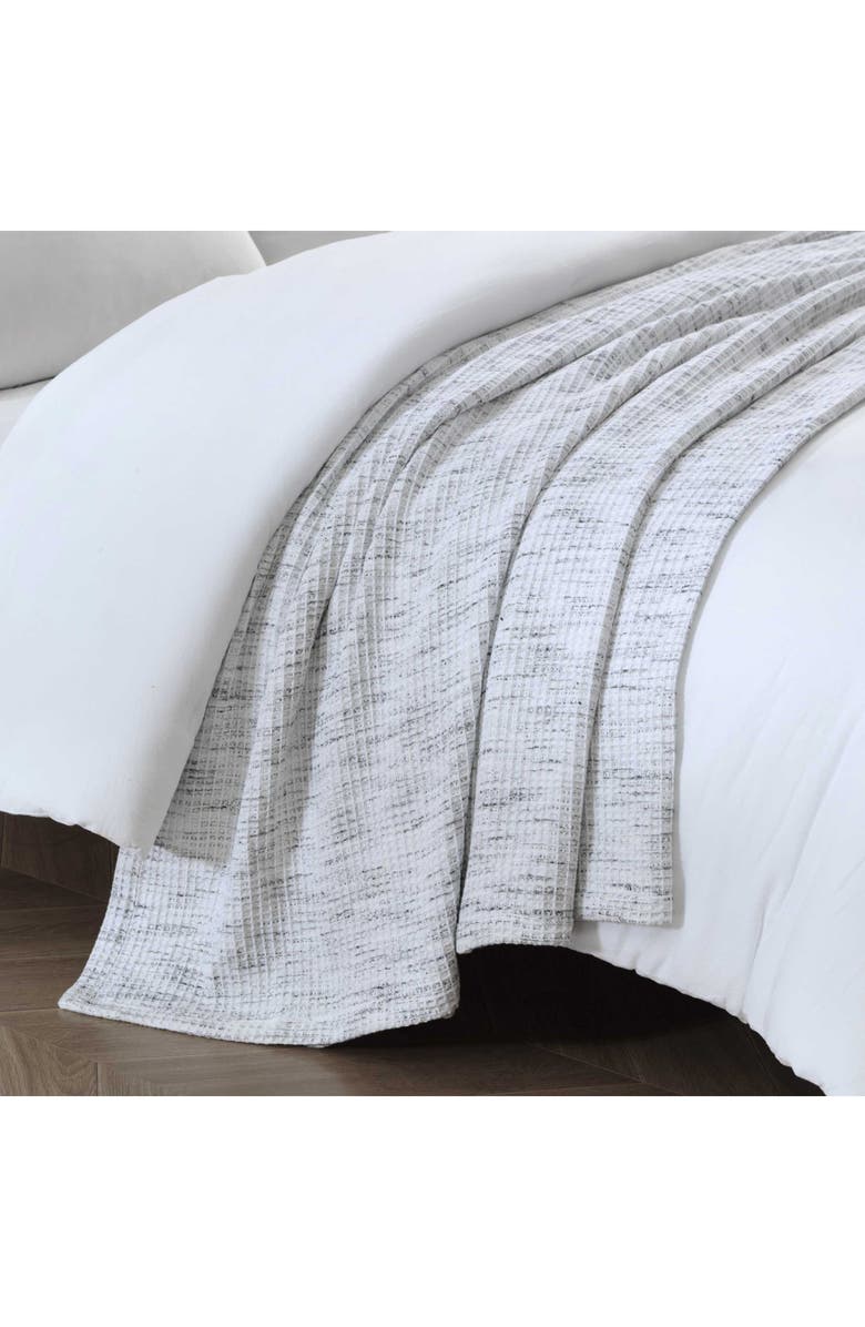 Vera Wang Jaspe Waffle Stitch Blanket, Alternate, color,
