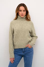 Kaffe KAtrina Rollneck Long Sleeve Pullover