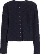 Veronica Beard Gillingham Cotton Blend Stretch Lace Cardigan