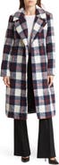Noize Katja Vegan Wool Plaid Coat