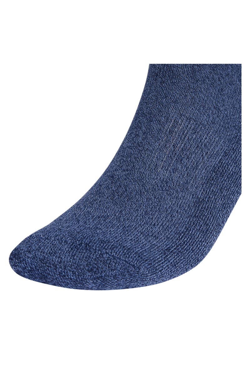Athletic Cushioned Quarter Crew Socks - Pack of 6, Alternate, color, NAVY