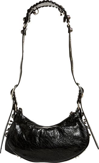 Balenciaga Extra Small Le Cagole Spikes Lambskin Leather Balenciaga Extra Small Le Cagole Spikes Lambskin Leather