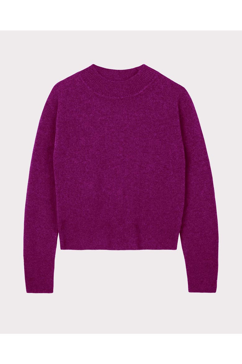 Tina Merino Sweater, Alternate, color, Dahlia