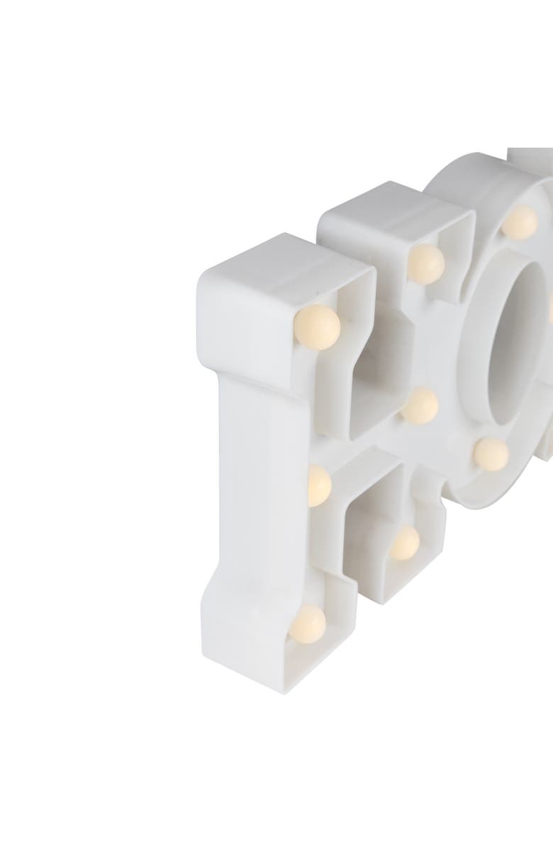 Northlight LED LIghted Home Marquee Wall Sign - 20.5" - White, Alternate, color, White