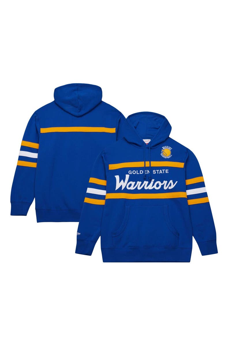 Mitchell & Ness Men's Mitchell & Ness Royal Golden State Warriors Head Coach Pullover Hoodie, Alternate, color, Royal