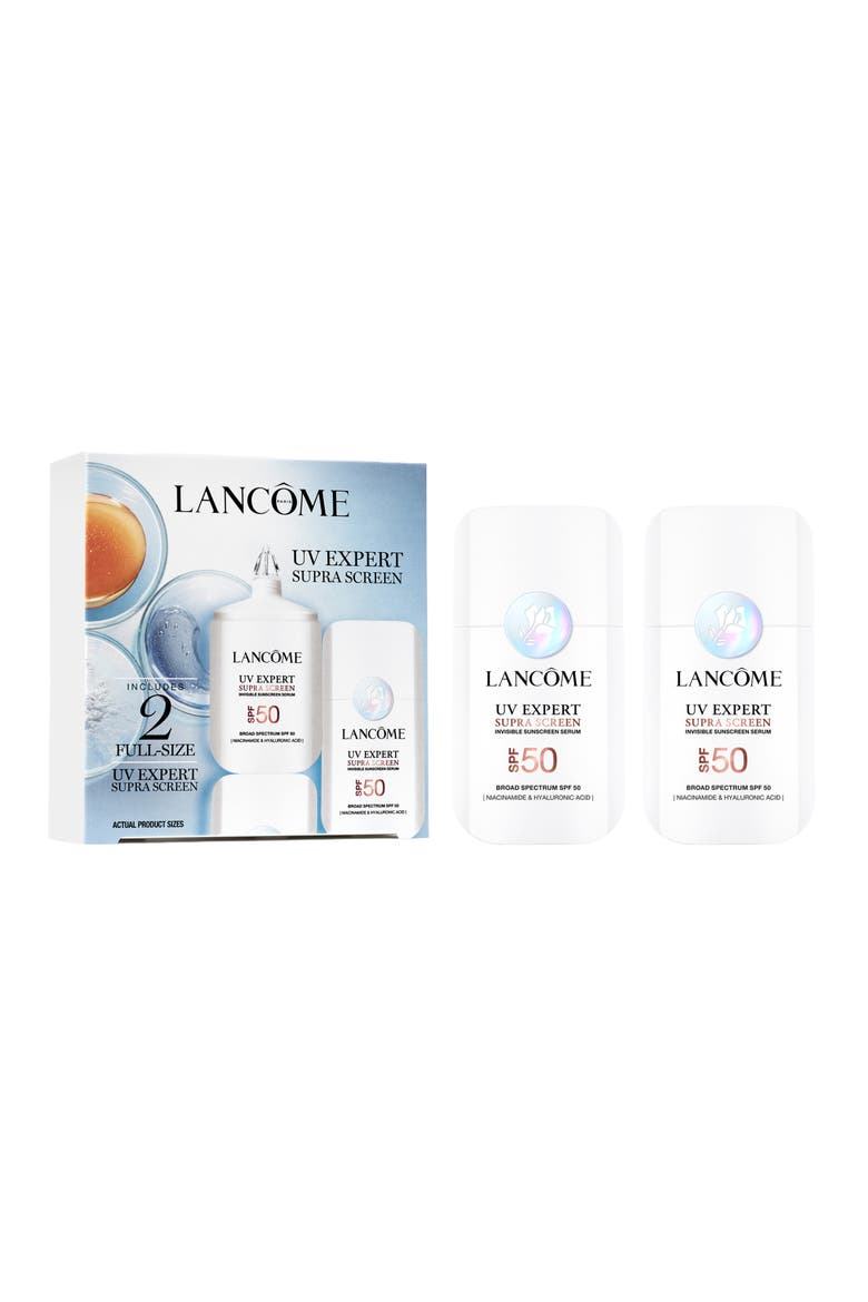 Supra Screen Invisible Sunscreen Serum SPF 50+ 2-Piece Gift Set $100 Value, Main, color, NO COLOR