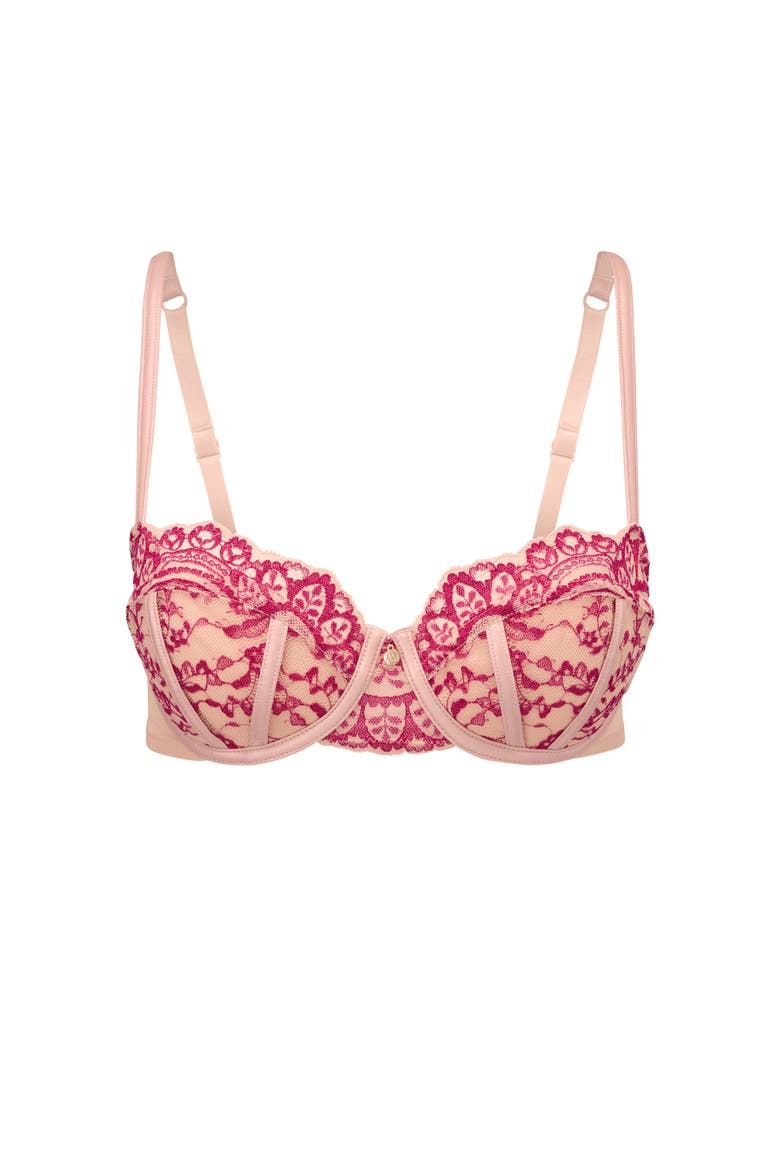 Paloma Contour Balconette Bra, Alternate, color, Medium pink