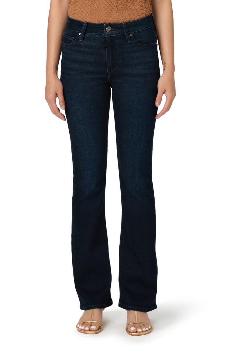 Manhattan High Waist Bootcut Jeans, Main, color, THE FORUM