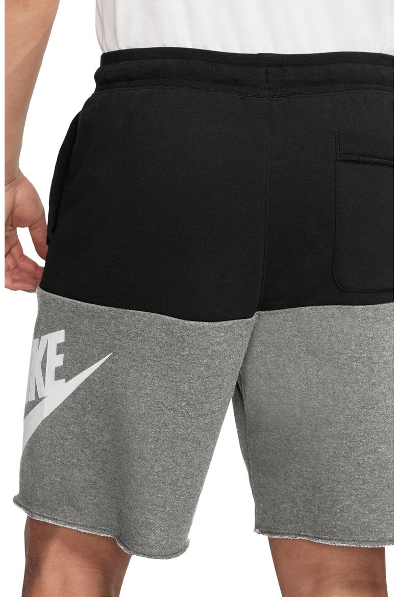 Sportswear Alumni Shorts, Alternate, color, BLACK/ CARBON HEATHER/ WHITE