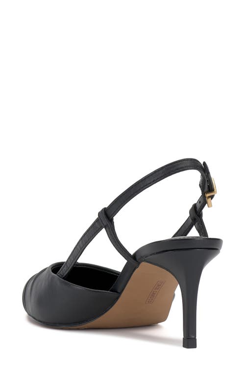 Vince Camuto Kelten Slingback Pointed Toe Pump In Black