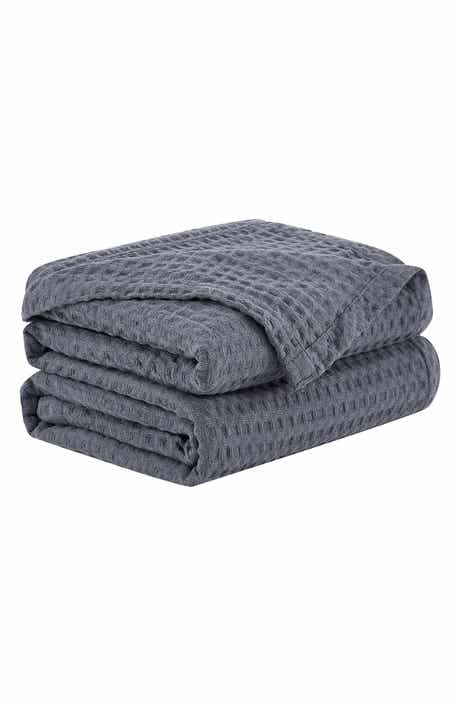 SOUTHSHORE FINE LINENS Waffle Cotton Blanket