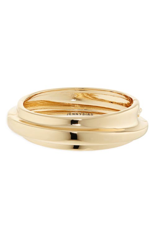 Jenny Bird Lennon Bangle in High Polish Gold 