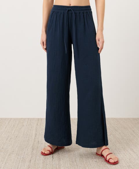 Organic Cotton Coastal Double Gauze Pants