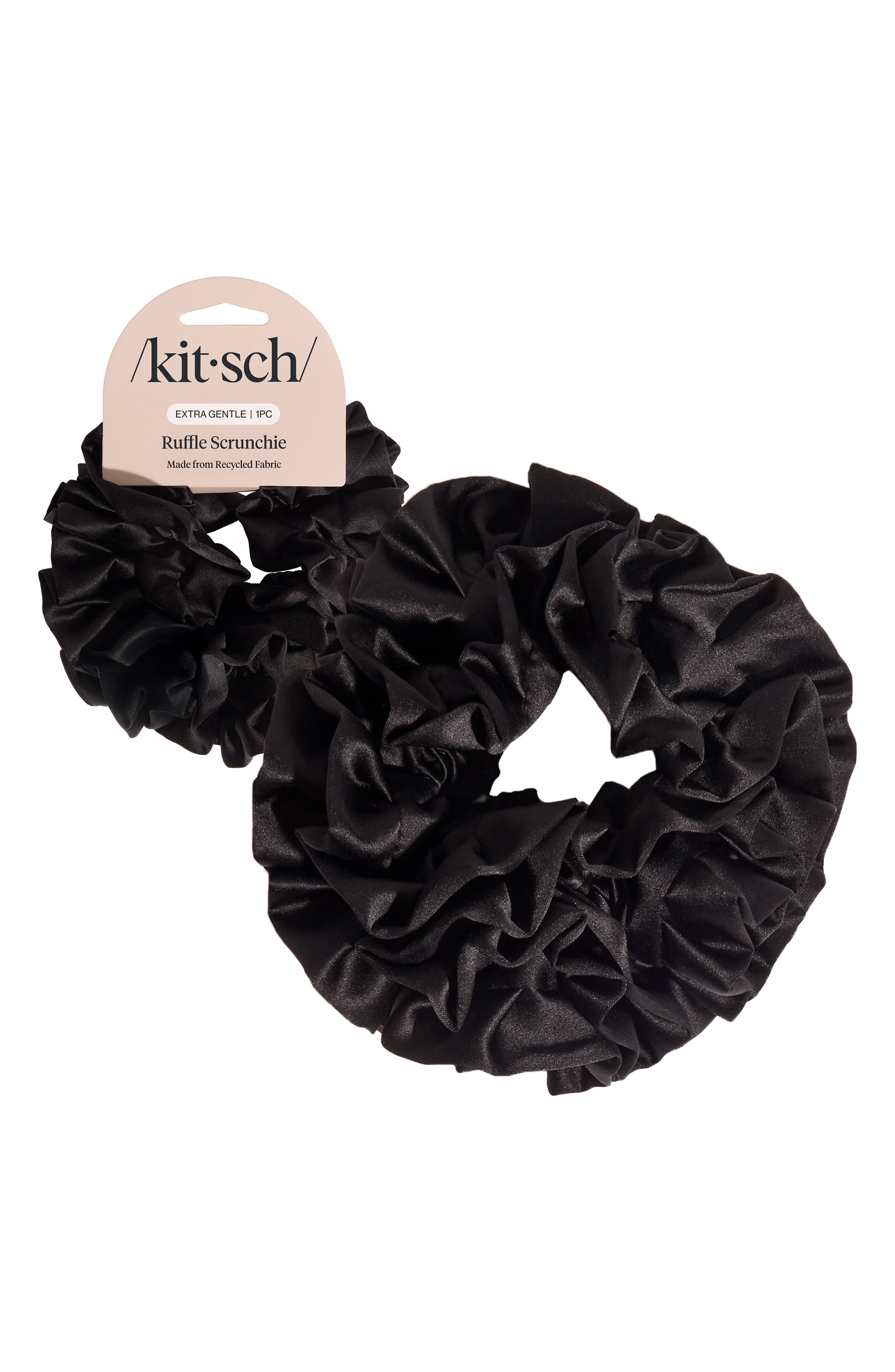 Kitsch Satin Ruffle Scrunchie