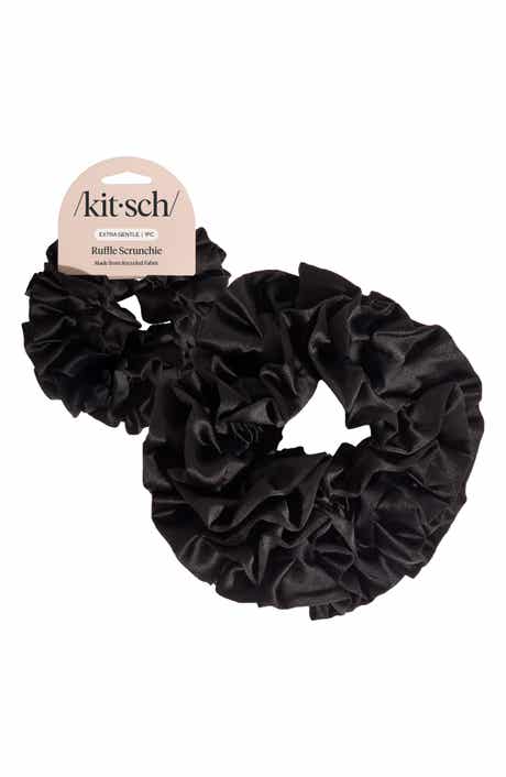 Kitsch Satin Ruffle Scrunchie