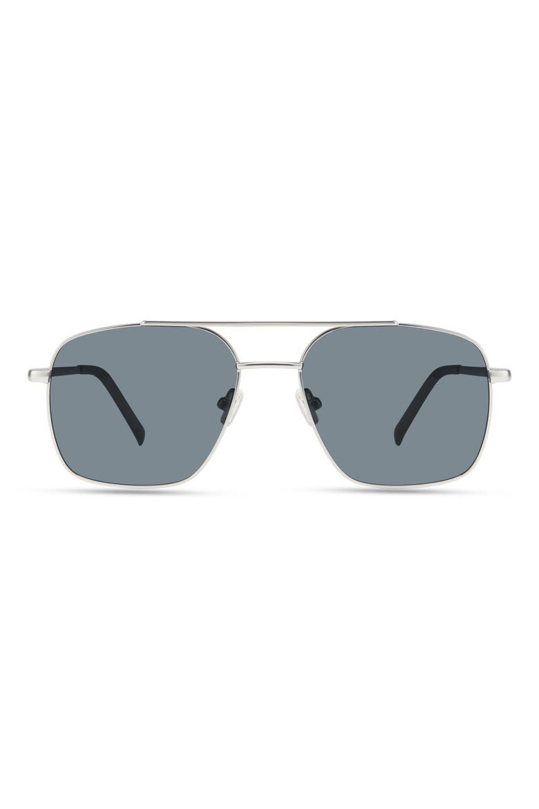 Dew Sunglasses, Main, color, SILVER (MATTE)