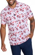 Bad Birdie Core Floral Performance Golf Polo